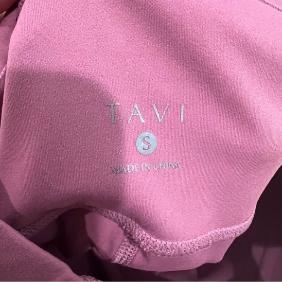 Tavi High Waisted Leggings w/ Pockets & Drawstring Size Small - Picture 2 of 3